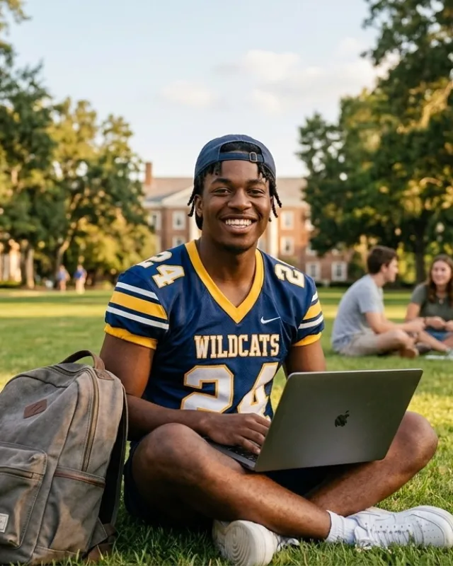 Healthcare student in professional attire